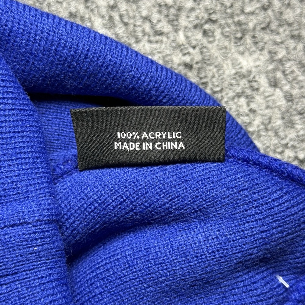 BYU Cougars Beanie Brigham Young University Blue Striped One Size Fits‎ Most NWT - Picture 3 of 3